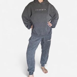 YoungLA Dark Gray Hoodie and Joggers Set